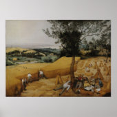 De Harvesters van Pieter Bruegel de Ouder Poster (Voorkant)