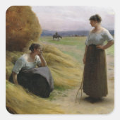 De Harvesters Vierkante Sticker (Voorkant)