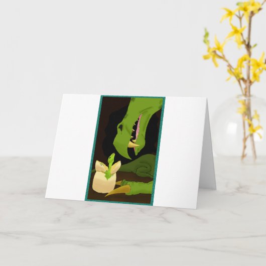 De Hatchling Kaart (Gele Bloem)