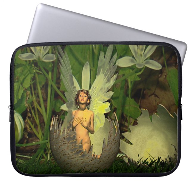 De Hatchling Laptop Sleeve (Voorkant)