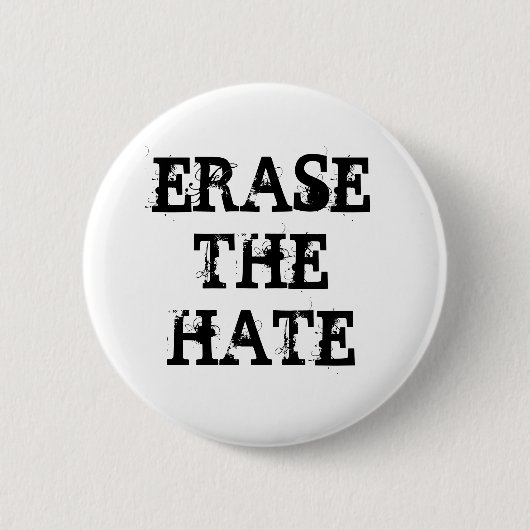 DE HATE VERWIJDEREN RONDE BUTTON 5,7 CM (Voorkant)