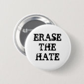 DE HATE VERWIJDEREN RONDE BUTTON 5,7 CM (Voorkant /achterkant)
