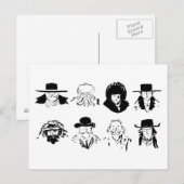 "De Hateful 8" Briefkaart (Voorkant / Achterkant)
