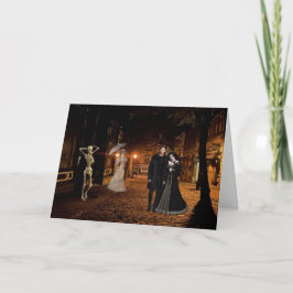 De Haunted Alley Halloween Kaart