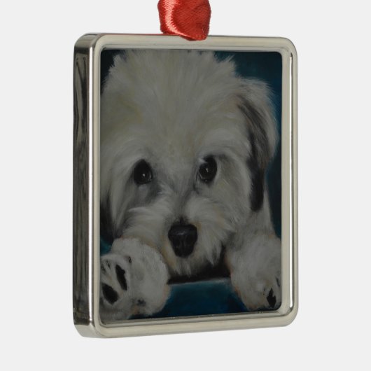 De Havanese Metalen Ornament (Rechts)
