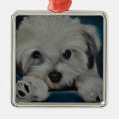 De Havanese Metalen Ornament (Voorkant)