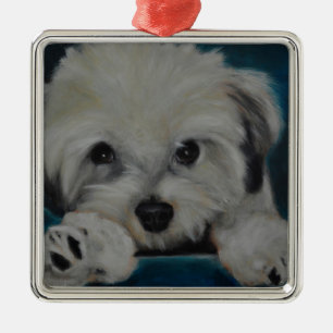 De Havanese Metalen Ornament