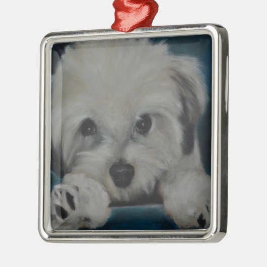 De Havanese Metalen Ornament (Links)