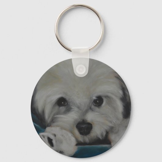 De Havanese Sleutelhanger (Voorkant)