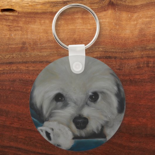 De Havanese Sleutelhanger (Voorkant)