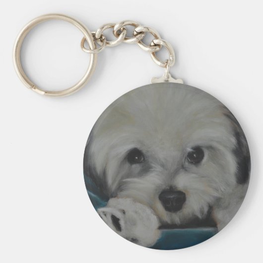 De Havanese Sleutelhanger (Voorkant)