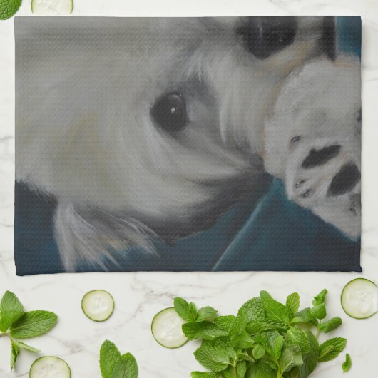 De Havanese Theedoek (Gevouwen)