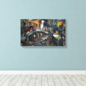De Haven Canvas Afdruk (Insitu (Houten vloer))