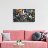 De Haven Canvas Afdruk (Insitu (Woonkamer))
