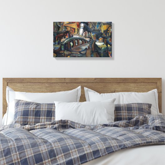 De Haven Canvas Afdruk (Insitu (Slaapkamer))
