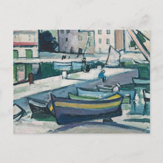 De haven, Cassis | Samuel John Peploe Briefkaart (Voorkant)