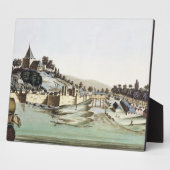 De haven en stad Malacca, Maleisië, illustrati Fotoplaat (Zijkant)