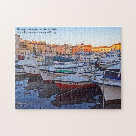 De haven in Rovinj Kroatië Legpuzzel (Horizontaal)
