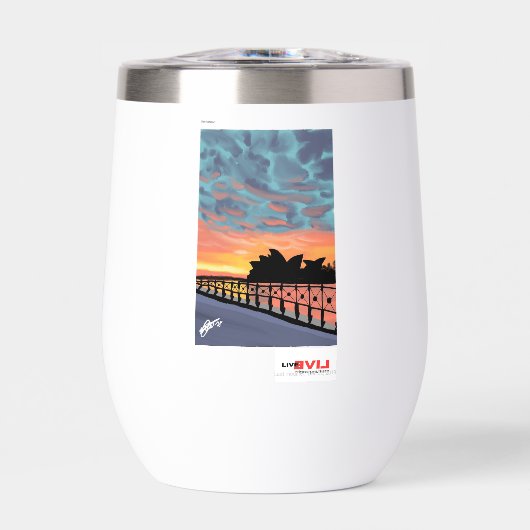 De haven - Mok wijn (Voorkant)