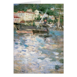 De haven, Nice door Berthe Morisot, Vintage Fine A