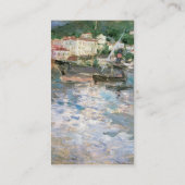De haven, Nice door Berthe Morisot Visitekaartje (Achterkant)