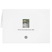 De haven, Nice van Berthe Morisot,  fijne kunst (Achterkant Horizontaal)