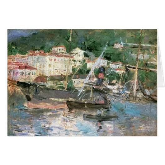 De haven, Nice van Berthe Morisot,  fijne kunst (Voorkant Horizontaal)