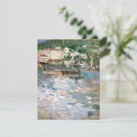 De haven, Nice van Berthe Morisot,  fijne kunst (Staand voorkant)
