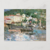 De haven, Nice van Berthe Morisot, fijne kunst Briefkaart (Voorkant)