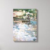 De haven, Nice van Berthe Morisot, fijne kunst Canvas Afdruk (Voorkant)