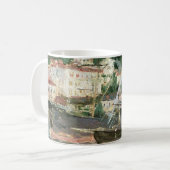 De haven, Nice van Berthe Morisot,  fijne kunst Koffiemok (Voorkant links)