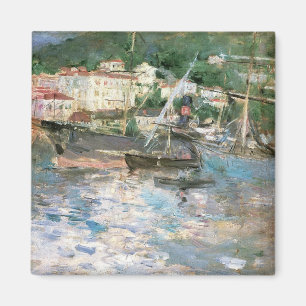 De haven, Nice van Berthe Morisot,  fijne kunst Magneet