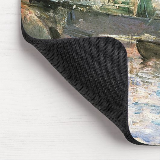 De haven, Nice van Berthe Morisot, fijne kunst Muismat (Hoek)