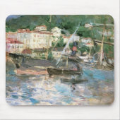 De haven, Nice van Berthe Morisot, fijne kunst Muismat (Voorkant)