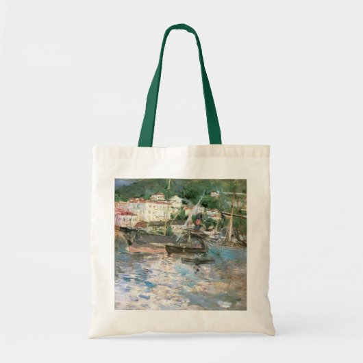 De haven, Nice van Berthe Morisot, fijne kunst Tote Bag (Voorkant)