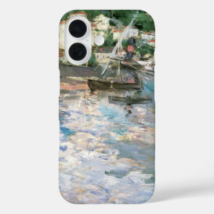 De haven, Nice van Berthe Morisot, Vintage Fine Ar iPhone 16 Hoesje