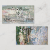 De haven, Nice van Berthe Morisot Visitekaartje (Voorkant / Achterkant)
