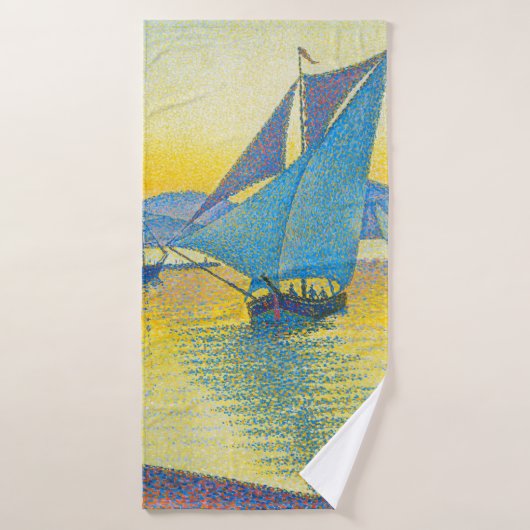 De haven op Sunset, Signac Badhanddoek (Badhanddoek)