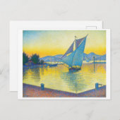 De haven op Sunset, Signac Briefkaart (Voorkant / Achterkant)