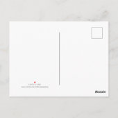 De haven op Sunset, Signac Briefkaart (Achterkant)