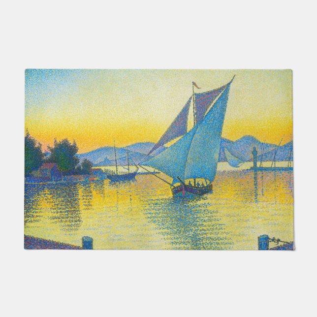 De haven op Sunset, Signac Deurmat (Voorkant)