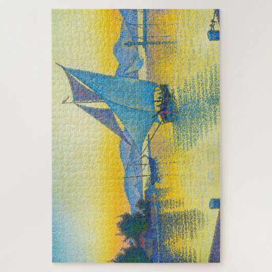 De haven op Sunset, Signac Legpuzzel (Verticaal)