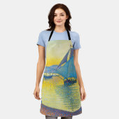 De haven op Sunset, Signac Schort (Gedragen)