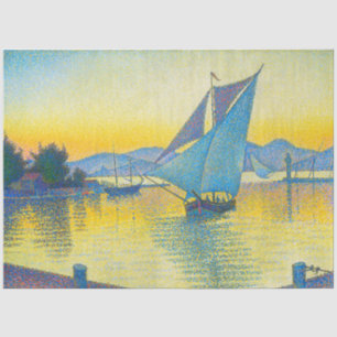 De haven op Sunset, Signac Tissuepapier