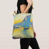 De haven op Sunset, Signac Tote Bag (Dichtbij)