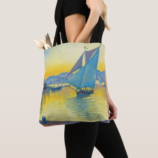 De haven op Sunset, Signac Tote Bag (Dichtbij)
