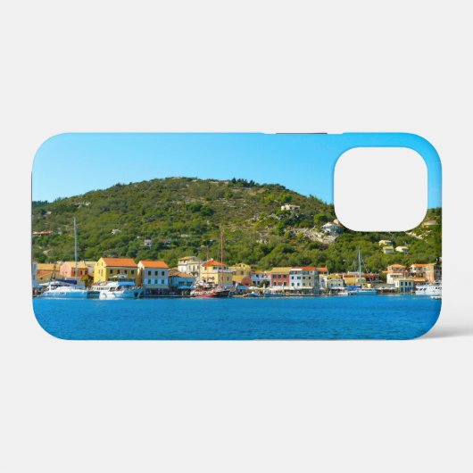 De haven van Antipaxos Case-Mate iPhone Case (Achterkant (horizontaal))