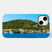 De haven van Antipaxos Case-Mate iPhone Case (Achterkant (horizontaal))