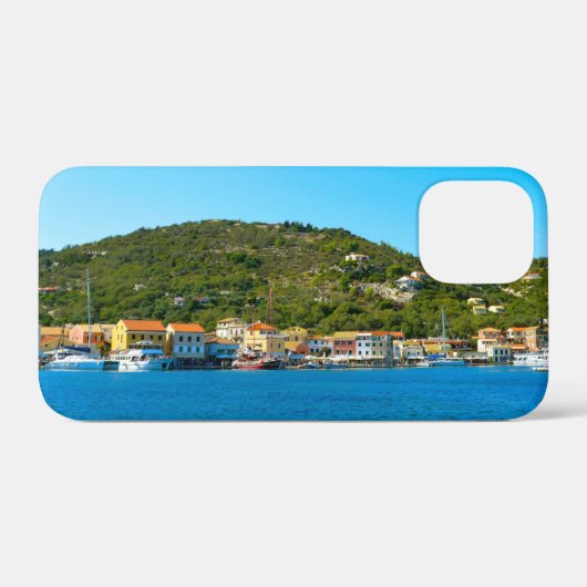 De haven van Antipaxos Case-Mate iPhone Case (Achterkant (horizontaal))
