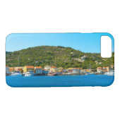 De haven van Antipaxos Case-Mate iPhone Case (Achterkant (Horizontaal))